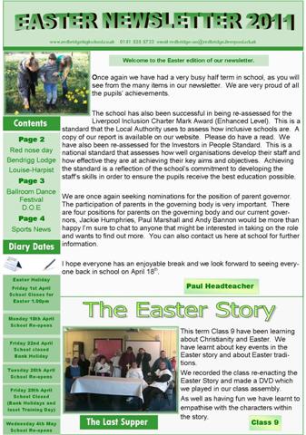 News Letter front